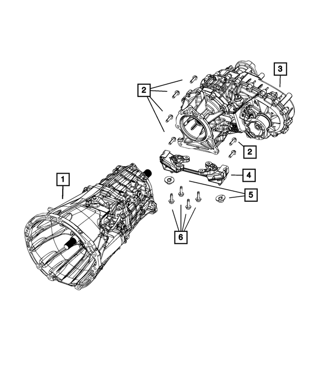 6104422AA - Transmission: Hex Head Bolt And Washer for Mopar Image