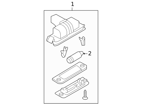 License Lamps for 2006 Volkswagen Jetta #0