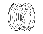 12355825 - Suspension: Wheel, Alloy for GMC: Jimmy, Sonoma Image