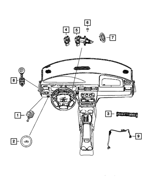 Switches for 2011 Chrysler 200 #1