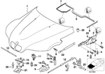 41610306991 - Bodywork: Hood for BMW Image