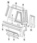 20728281 - Body: Door Shell for GM Image
