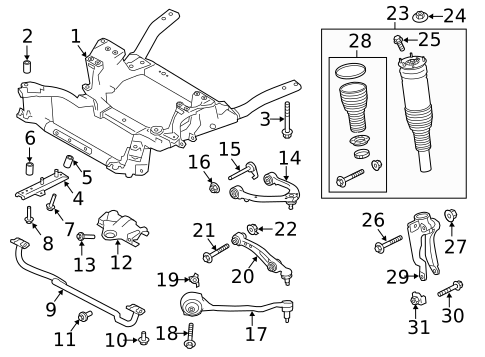 Suspension Components for 2013 Land Rover Range Rover #0