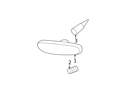 Side Marker Lamps for 2003 Dodge Neon #0