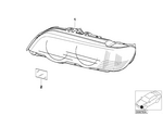63126930233 - : Headlight Xenon, Left for BMW Image