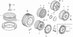44722S5AA11 - Chassis: WEIGHT, BALANCE (20G) (B.T.C.) for Honda Image