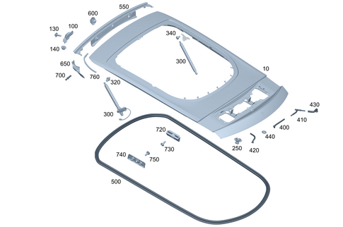 Rear-End Door for 2026 Mercedes-Benz AMG GT 63 Pro #0