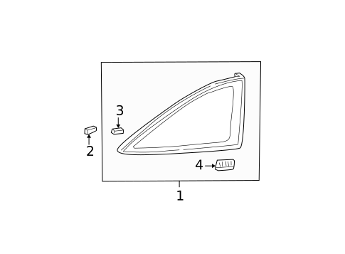 Glass & Hardware for 2005 Honda Civic #0