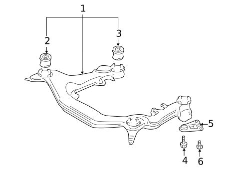 Suspension Mounting for 2007 Audi A4 Quattro #0