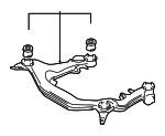 8E0399313BP - Suspension: Engine Cradle for Audi: A4, A4 Quattro Image