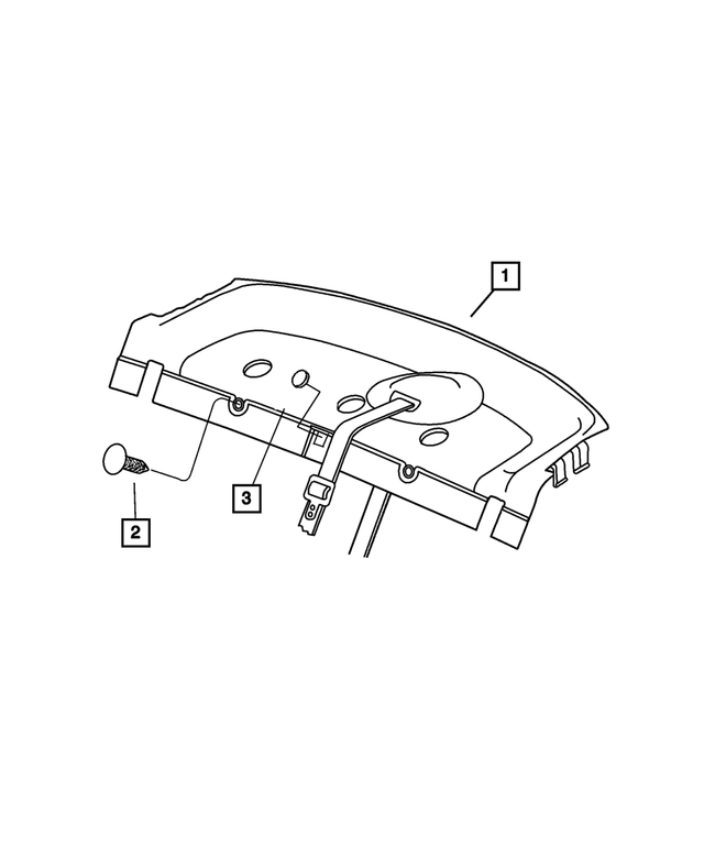 RC35XDVAC - Interior Trim: Shelf Panel for Mopar Image