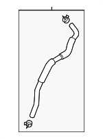 FZ23199LX - Cooling System: Inlet Hose for Mazda: 3, 6, CX-3, CX-30, CX-5 Image