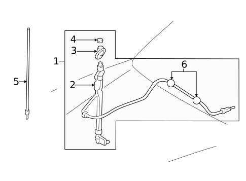 Antenna & Radio for 2004 Toyota Tundra #0