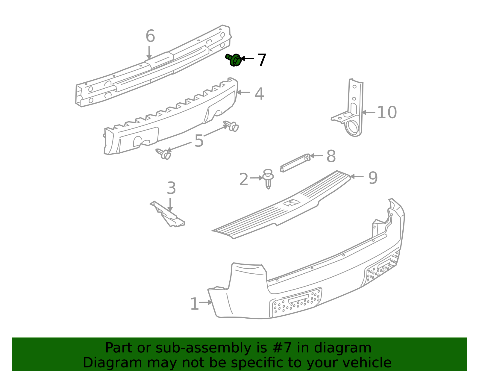 Hinge Assembly Bolt 11609733 GM | GMPartsDirect.com