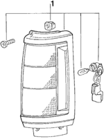 MB527081 - Electrical: Combo Lamp Assembly for Dodge: Ram 50 Image