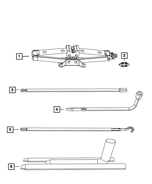 Jack Stowage for 2019 Jeep Wrangler #0