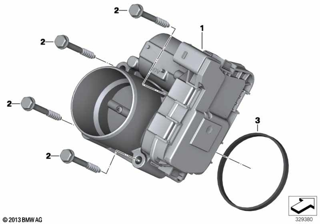 13548564960 - Fuel System: Throttle Housing Assy -  for BMW-Motorrad Image