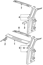 8942005842 - : Side Reinforced for Isuzu Image