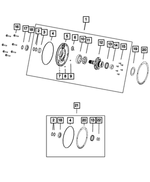 3743689 - 48RE; 4-Speed; Automatic Transmission: Reaction Shaft Seal for Mopar Image