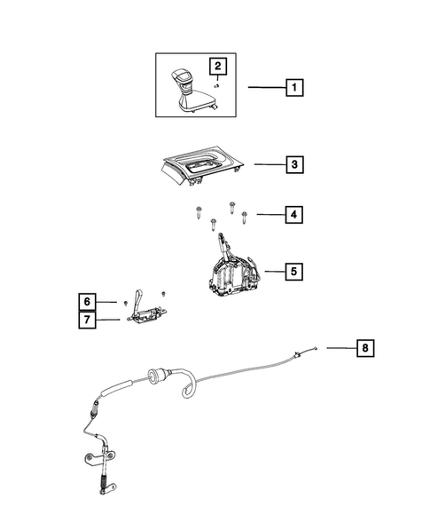 Gearshift Controls and Related Parts for 2023 Dodge Charger #0