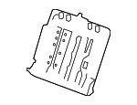 82526TL4G01 - Body: Seat Back Frame for Acura: TSX Image