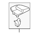 82158TL4G01ZA - Body: Seat Belt Guide for Acura: TSX Image