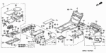 19034MB3000 - Interior/Bumper: GROMMET, RADIATOR SETTING for Acura Image