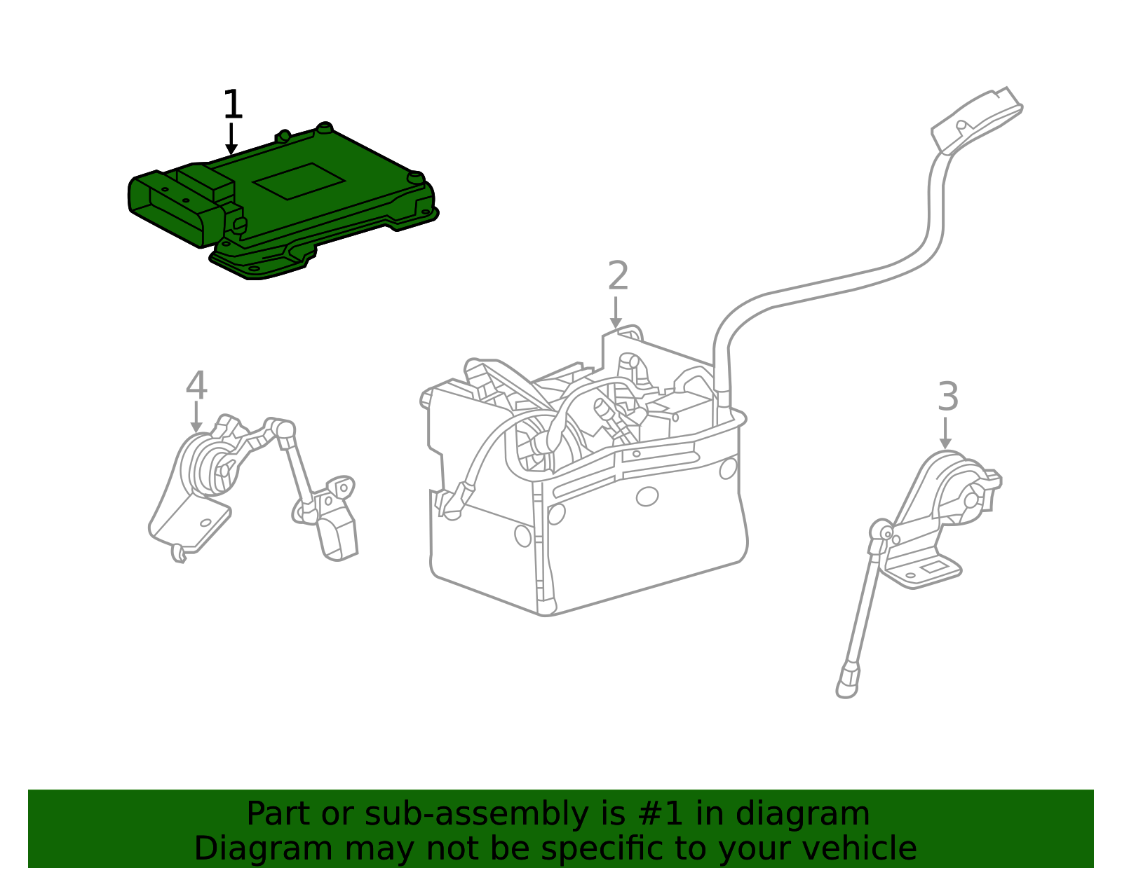 23201680 - Active Suspension Control Module - 2015-2017 GM | World ...