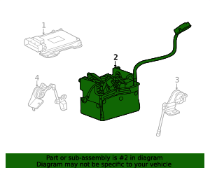 2015-2020 GM Air Suspension Compressor 23316154 | OEM Parts Online