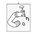 13718601683 - Engine: Air Tube for BMW Image