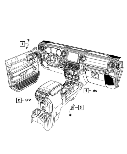 Lamps, Interior and Exterior for 2020 Jeep Gladiator #19