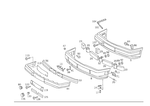 1248801270 - Attachment Parts: Front Bumper for Mercedes-Benz Image