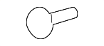 12780621 - Body: Lock Screw for Saab: 9-3, 9-5 Image