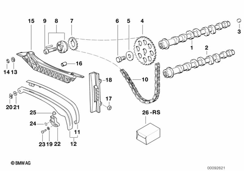 Valves with Springs for 2000 BMW-Motorrad K 1200 RS #0