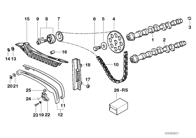11317672568 - : Camshaft Exhaust for BMW-Motorrad Image