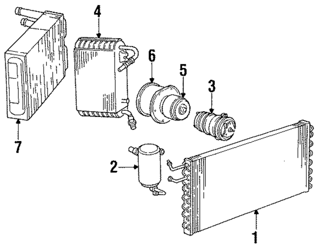 88960668 - HVAC: Evaporator Core for GM Image