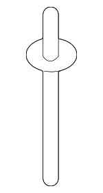 1416003133 - Body: Lower Cover Rivet for Genesis: Electrified G80, Electrified GV70, G70, G80, G90, GV60, GV70, GV80 | Hyundai: Accent, Azera, Elantra, Elantra Coupe, Elantra GT, Equus, Genesis, Ioniq 6, Palisade, Santa Fe, Santa Fe Sport, Santa Fe XL, Sonata, Tucson, Veloster, Veloster N, Venue, Veracruz Image