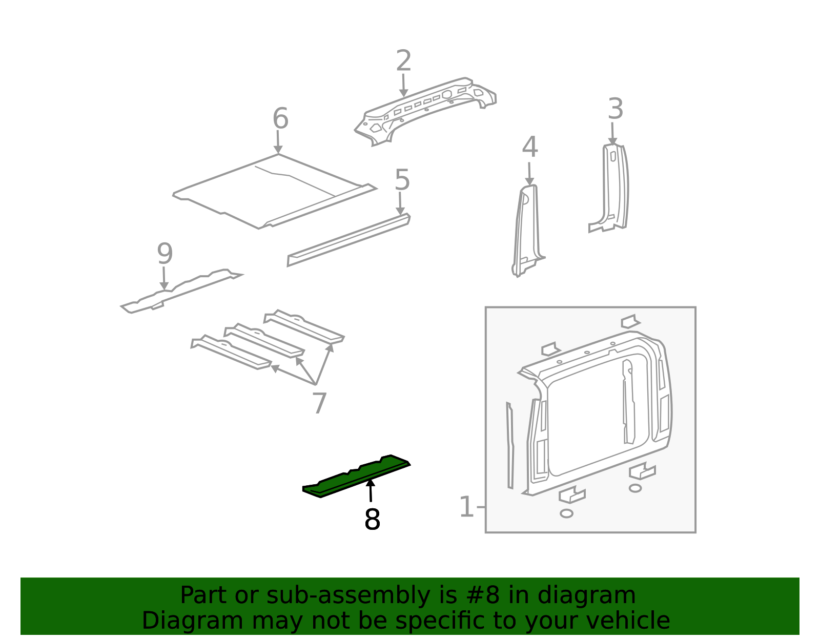 2003-2007 Hummer H2 Front Cross-Member 88944229 | Applegate Chevrolet Parts