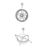 68644644AA - Wheels: Aluminum Wheel for Mopar Image