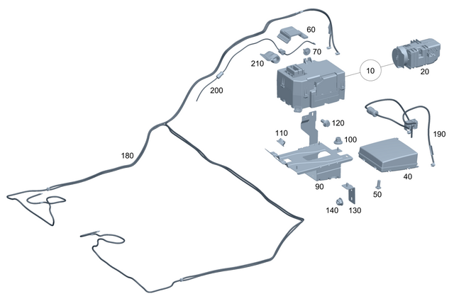 4638003100 - Vacuum System/Hydraulic System: Pneumatic Pump for Mercedes-Benz Image image