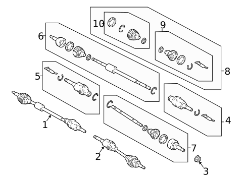 CV Components for 2018 Ford EcoSport #0