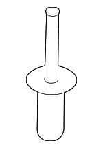 PAF038549 - Body: Spoiler Rivet for Porsche Image