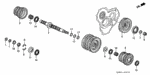22816P6H003 - Transmission - Automatic: RING, SEAL (35MM) for Honda Image