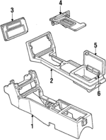 10025781 - Body: Console for Pontiac: Firebird Image