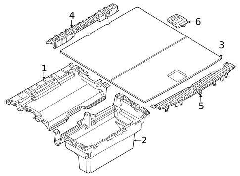 Interior Trim - Rear Body for 2023 BMW iX #2