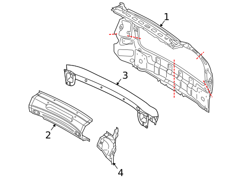 Rear Body for 2007 Volvo V50 #0
