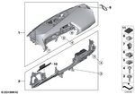 51459645206 - : Instrument Panel Upper Section Hud for BMW Image