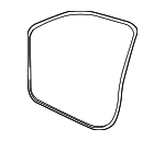 7P0837911A - Body: Door Weather-Strip for Volkswagen Image