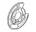 43110SP0003 - Brakes: Splash Shield for Acura Image