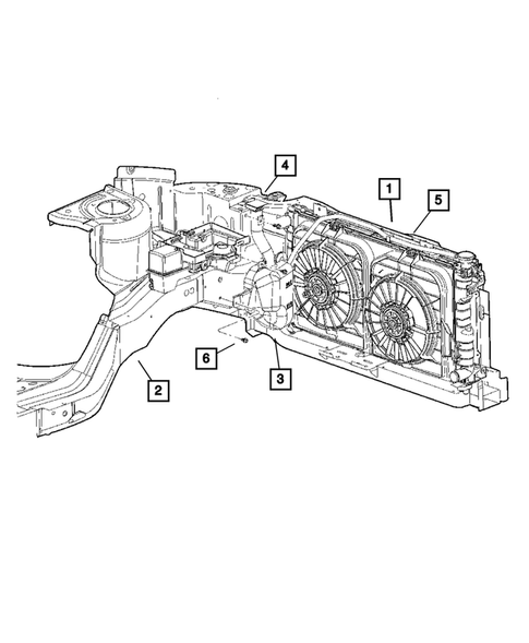Tank, Coolant Engine for 2007 Dodge Caravan #0